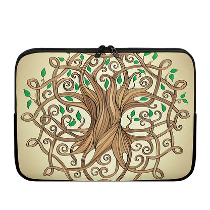 Tree Of Life Celtic Symbol Print Laptop Sleeve