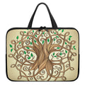 Tree Of Life Celtic Symbol Print Laptop Sleeve With Handle