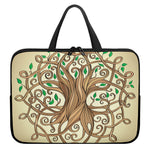 Tree Of Life Celtic Symbol Print Laptop Sleeve With Handle