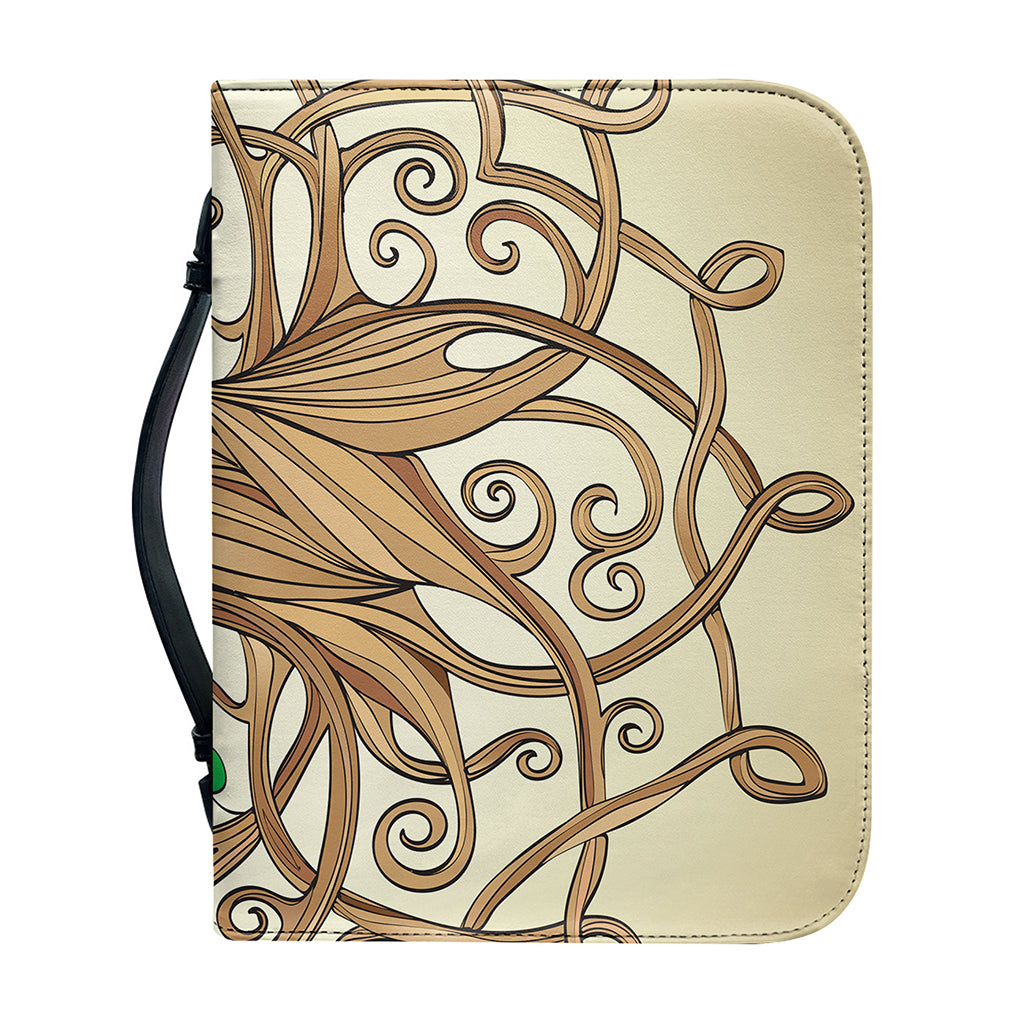 Tree Of Life Celtic Symbol Print Leather Bible Cover
