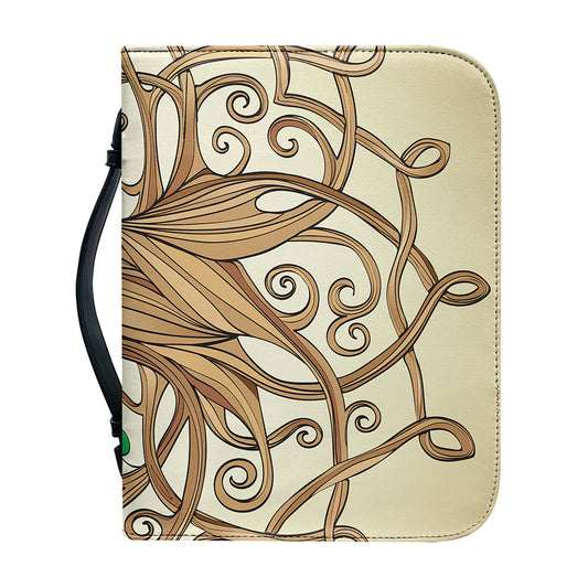 Tree Of Life Celtic Symbol Print Leather Bible Cover