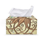 Tree Of Life Celtic Symbol Print Leather Tissue Box Cover