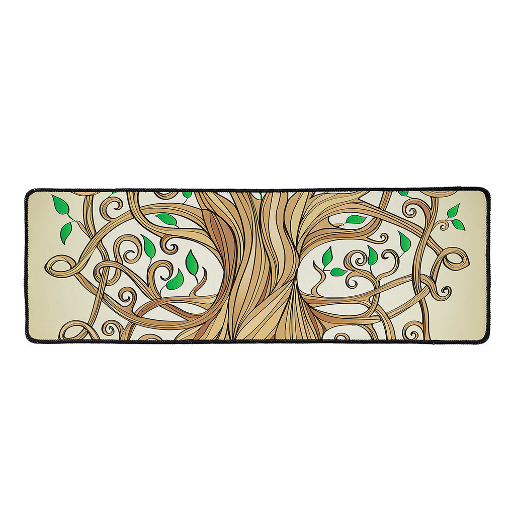 Tree Of Life Celtic Symbol Print Long Kitchen Mat