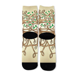 Tree Of Life Celtic Symbol Print Long Socks