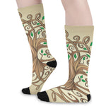 Tree Of Life Celtic Symbol Print Long Socks