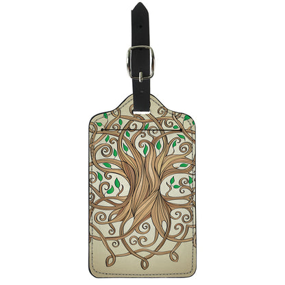 Tree Of Life Celtic Symbol Print Luggage Tag
