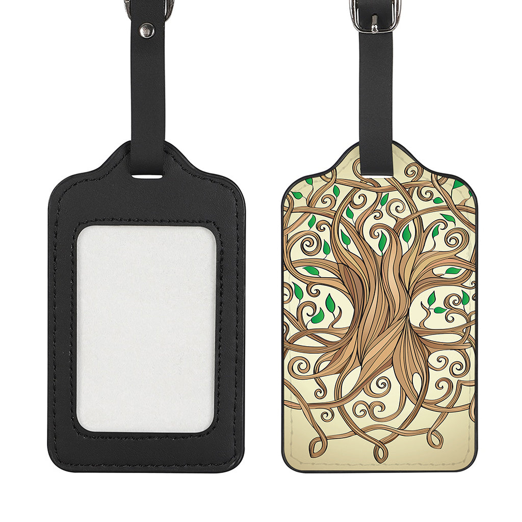 Tree Of Life Celtic Symbol Print Luggage Tag