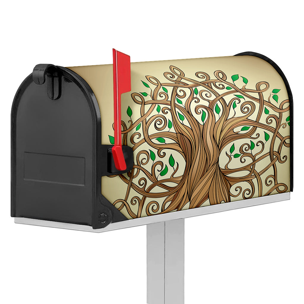 Tree Of Life Celtic Symbol Print Mailbox Cover