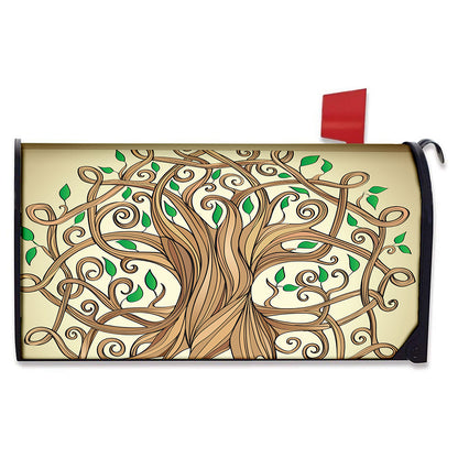 Tree Of Life Celtic Symbol Print Mailbox Cover