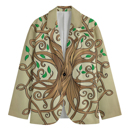 Tree Of Life Celtic Symbol Print Men's Blazer