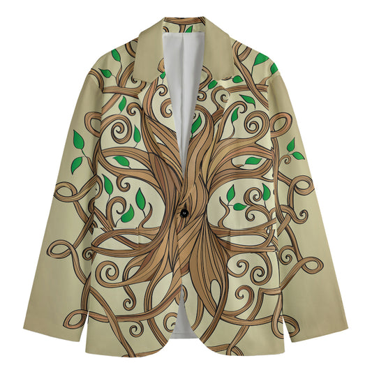 Tree Of Life Celtic Symbol Print Men's Blazer