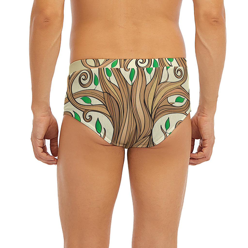 Tree Of Life Celtic Symbol Print Men's Briefs