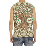 Tree Of Life Celtic Symbol Print Men's Fitness Tank Top