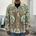 Tree Of Life Celtic Symbol Print Men's Shirt Jacket