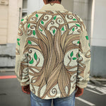 Tree Of Life Celtic Symbol Print Men's Shirt Jacket