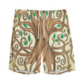 Tree Of Life Celtic Symbol Print Men's Athletic Shorts