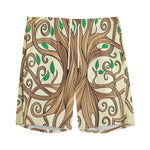 Tree Of Life Celtic Symbol Print Men's Sports Shorts