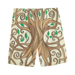 Tree Of Life Celtic Symbol Print Men's Sports Shorts