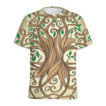 Tree Of Life Celtic Symbol Print Men's Sports T-Shirt