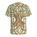 Tree Of Life Celtic Symbol Print Men's Sports T-Shirt