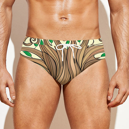 Tree Of Life Celtic Symbol Print Men's Swim Briefs