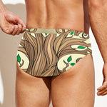 Tree Of Life Celtic Symbol Print Men's Swim Briefs