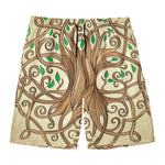 Tree Of Life Celtic Symbol Print Men's Swim Trunks