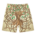 Tree Of Life Celtic Symbol Print Men's Swim Trunks
