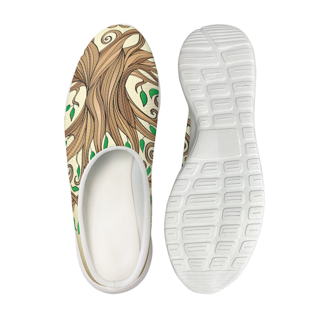Tree Of Life Celtic Symbol Print Mesh Casual Shoes