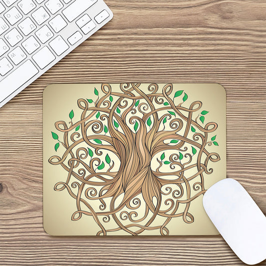 Tree Of Life Celtic Symbol Print Mouse Pad