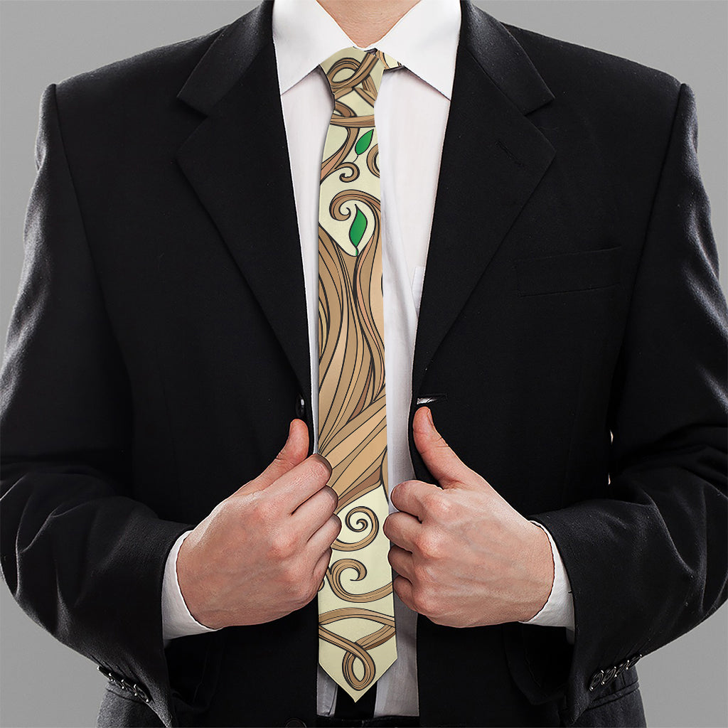 Tree Of Life Celtic Symbol Print Necktie