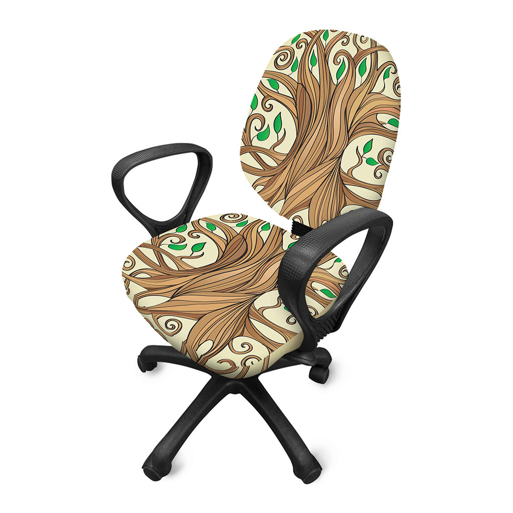 Tree Of Life Celtic Symbol Print Office Chair Cover