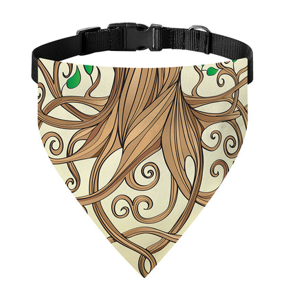 Tree Of Life Celtic Symbol Print Over The Collar Dog Bandana