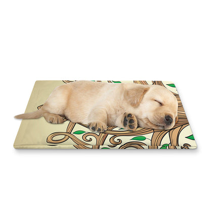 Tree Of Life Celtic Symbol Print Pet Cooling Mat Cover