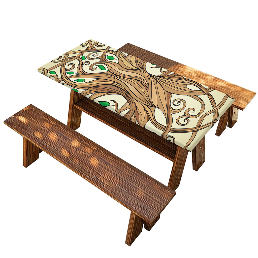 Tree Of Life Celtic Symbol Print Picnic Table Cover