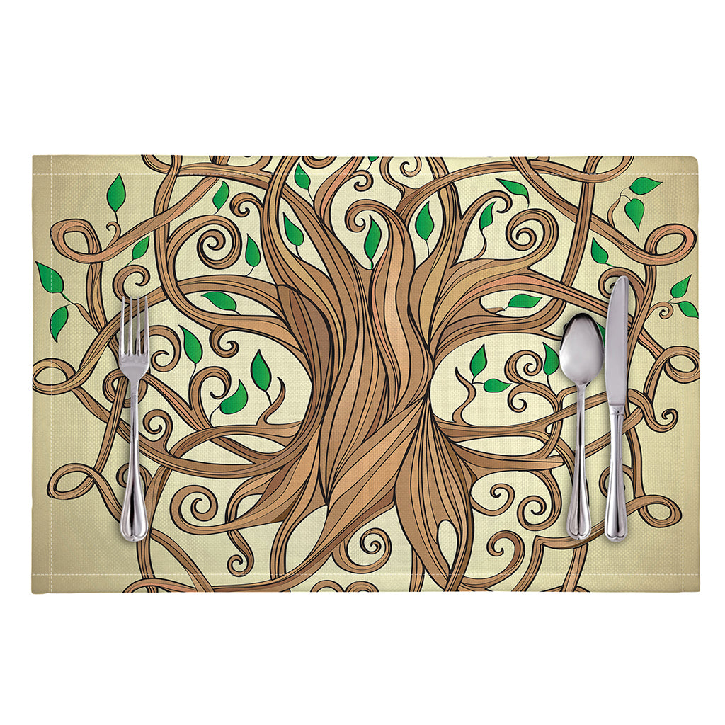 Tree Of Life Celtic Symbol Print Placemat
