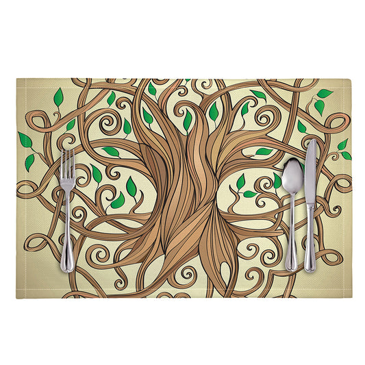 Tree Of Life Celtic Symbol Print Placemat