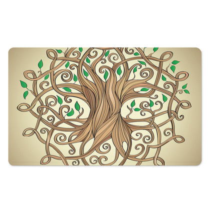 Tree Of Life Celtic Symbol Print Polyester Doormat