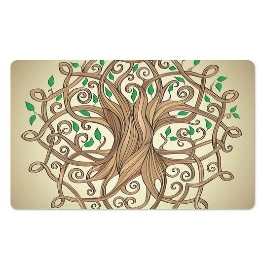 Tree Of Life Celtic Symbol Print Polyester Doormat