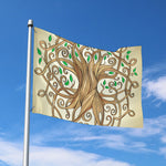 Tree Of Life Celtic Symbol Print Polyester Flag