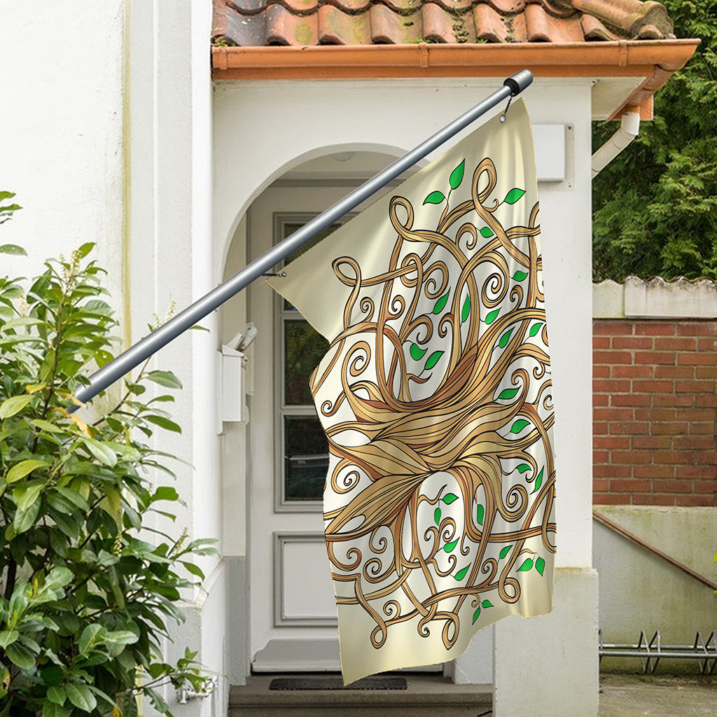 Tree Of Life Celtic Symbol Print Polyester Flag