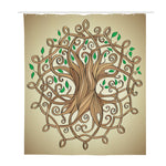 Tree Of Life Celtic Symbol Print Polyester Shower Curtain