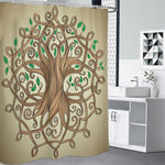 Tree Of Life Celtic Symbol Print Premium Shower Curtain