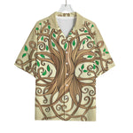 Tree Of Life Celtic Symbol Print Rayon Hawaiian Shirt