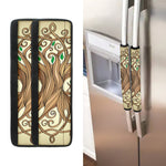 Tree Of Life Celtic Symbol Print Refrigerator Handle Covers