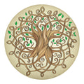 Tree Of Life Celtic Symbol Print Round Blanket