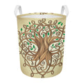 Tree Of Life Celtic Symbol Print Round Laundry Basket