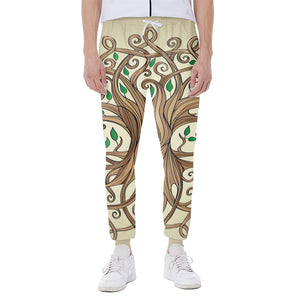 Tree Of Life Celtic Symbol Print Scuba Joggers