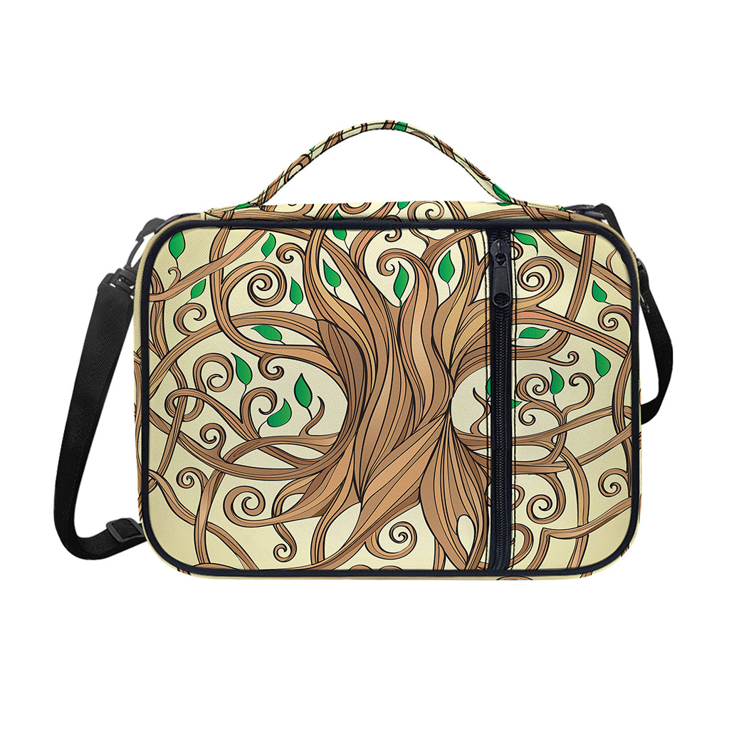 Tree Of Life Celtic Symbol Print Shoulder Strap Bible Bag