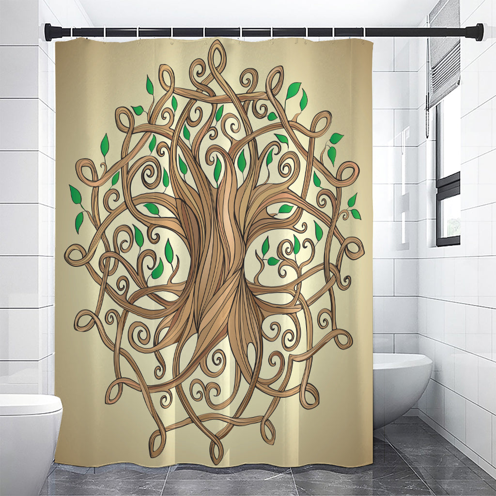 Tree Of Life Celtic Symbol Print Shower Curtain